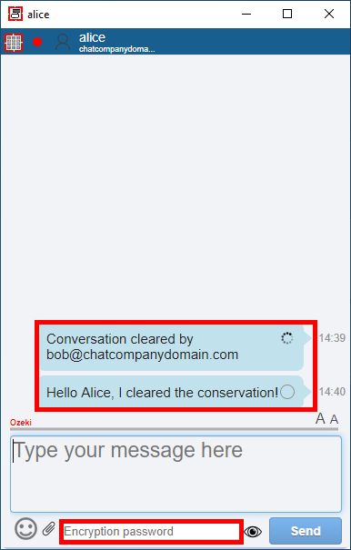 the usable chat window