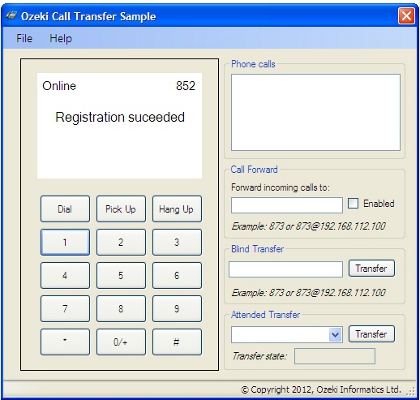 attended call transfer