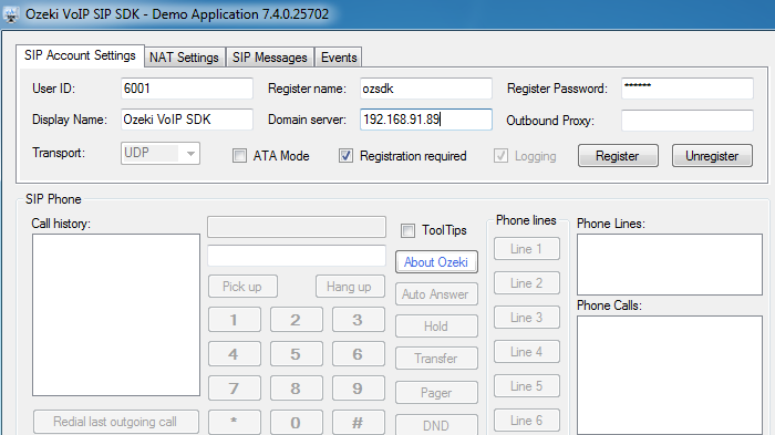 sip account settings