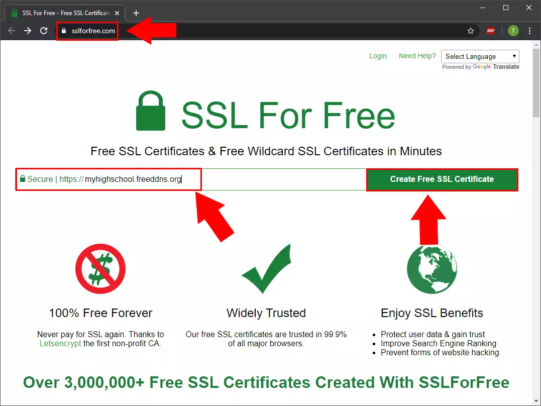 ssl-for-free