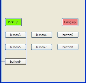 automatic guidelines help object positioning on the gui